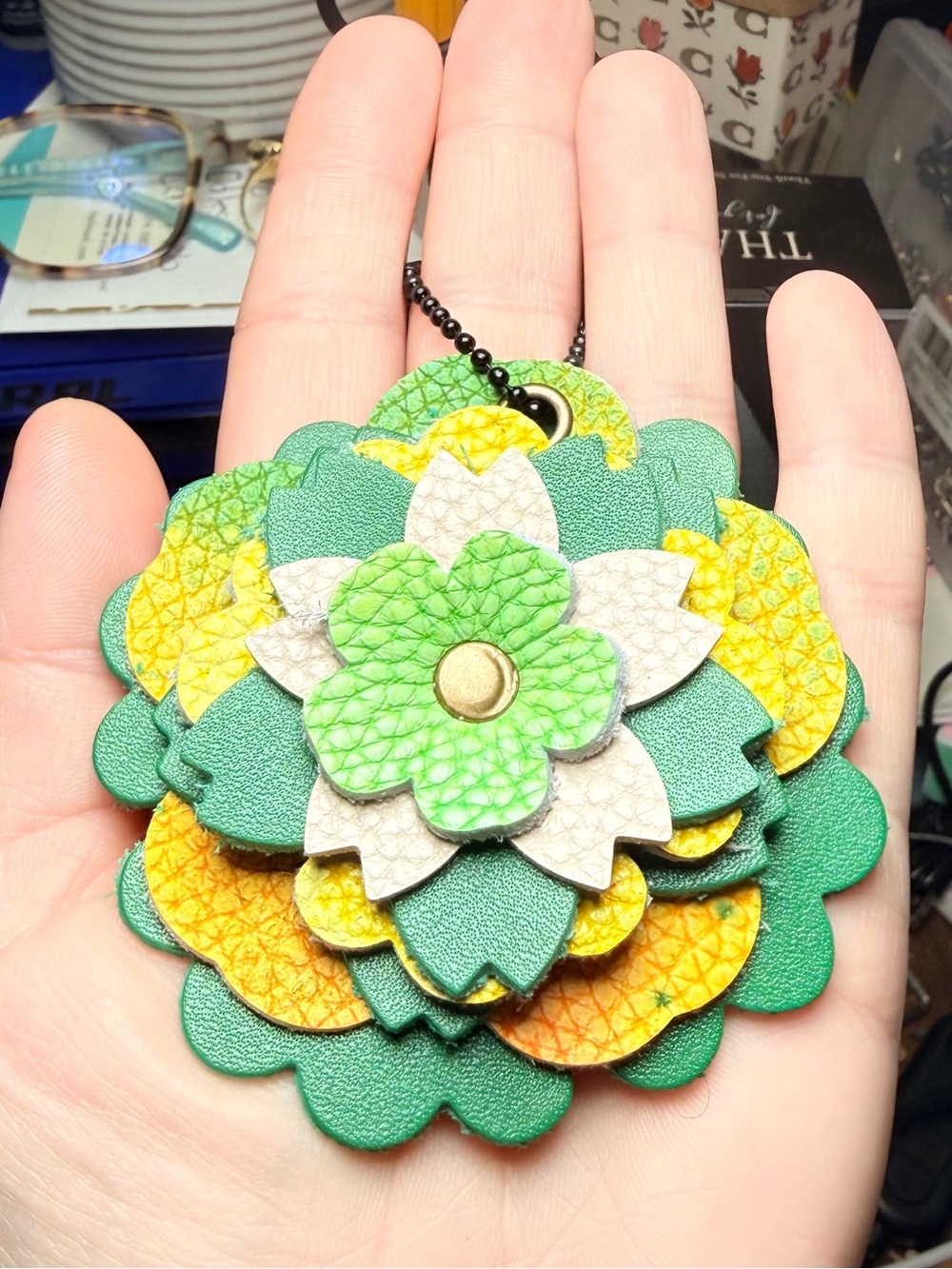 Handmade Floral Charm